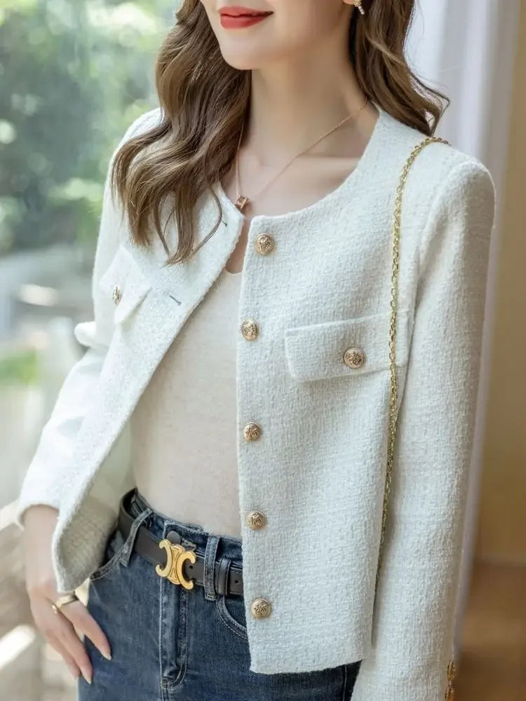French Wool Tweed Coat