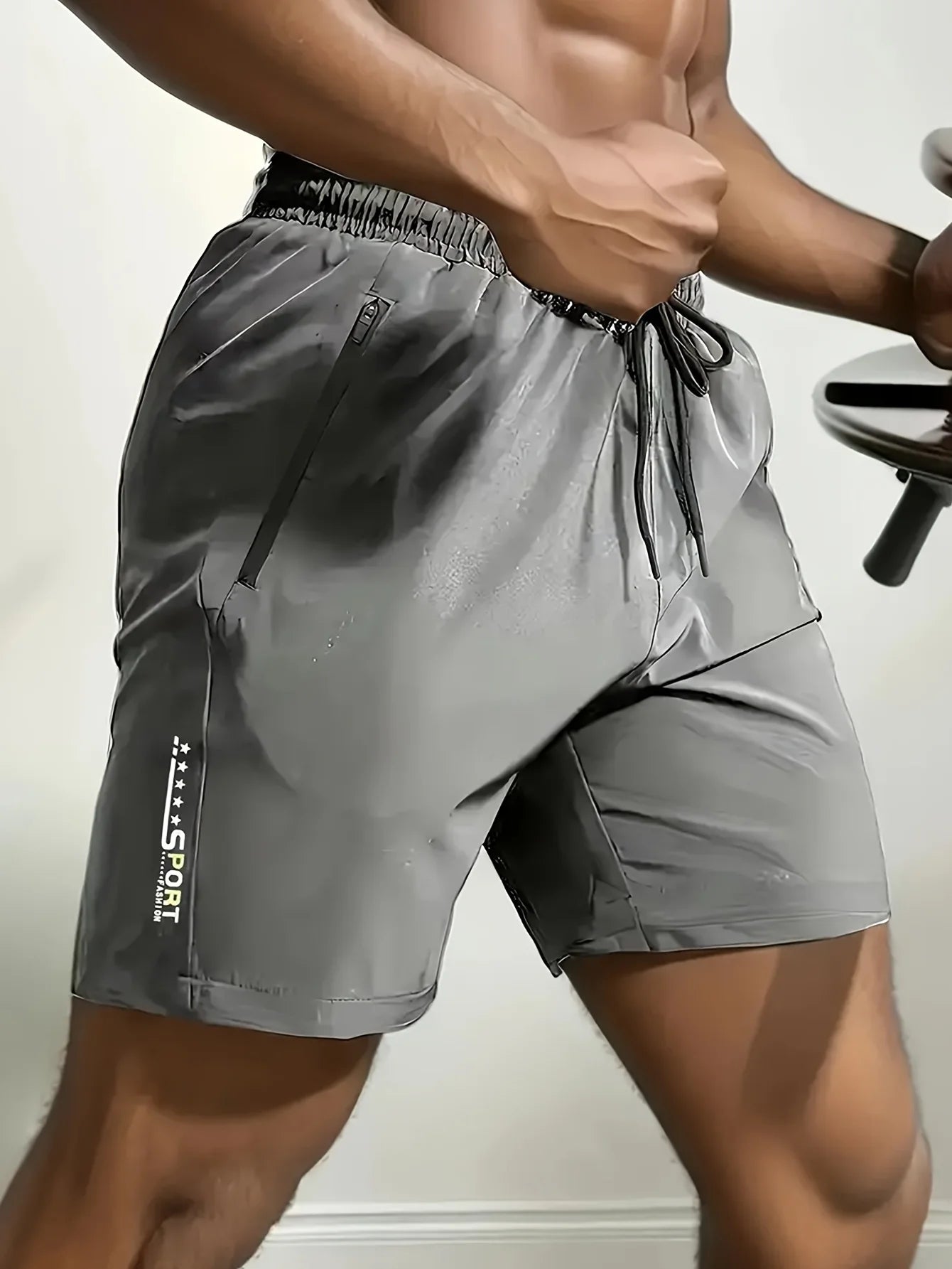 Vintage Y2K Print Drawstring Shorts