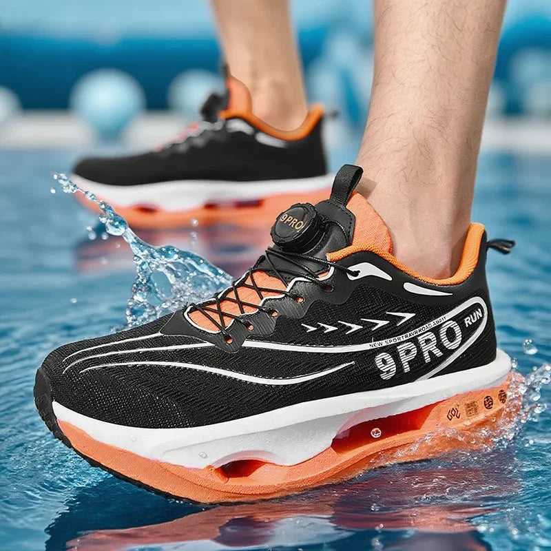 Cushioning Running Sneakers — Lightweight, Breathable, Non-Slip Outdoor Shoes