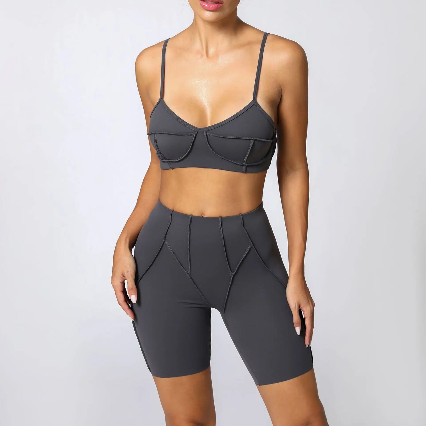 LiftTone Pocket Shorts Set – Cross Bra Combo