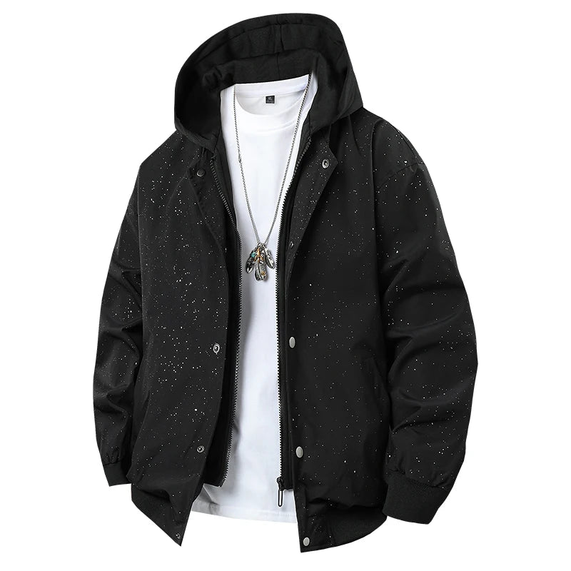Waterproof Windbreaker — Plus Size Cargo Coat, Casual & Functional