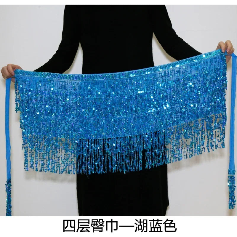 Sequin Tassel Mini Skirt — Dance & Party Ready