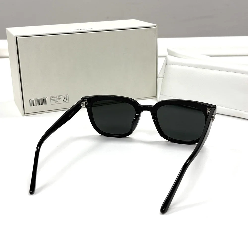 GlowJelly | Retro Jelly Sunglasses – Square Frame, Face-Slimming UV400