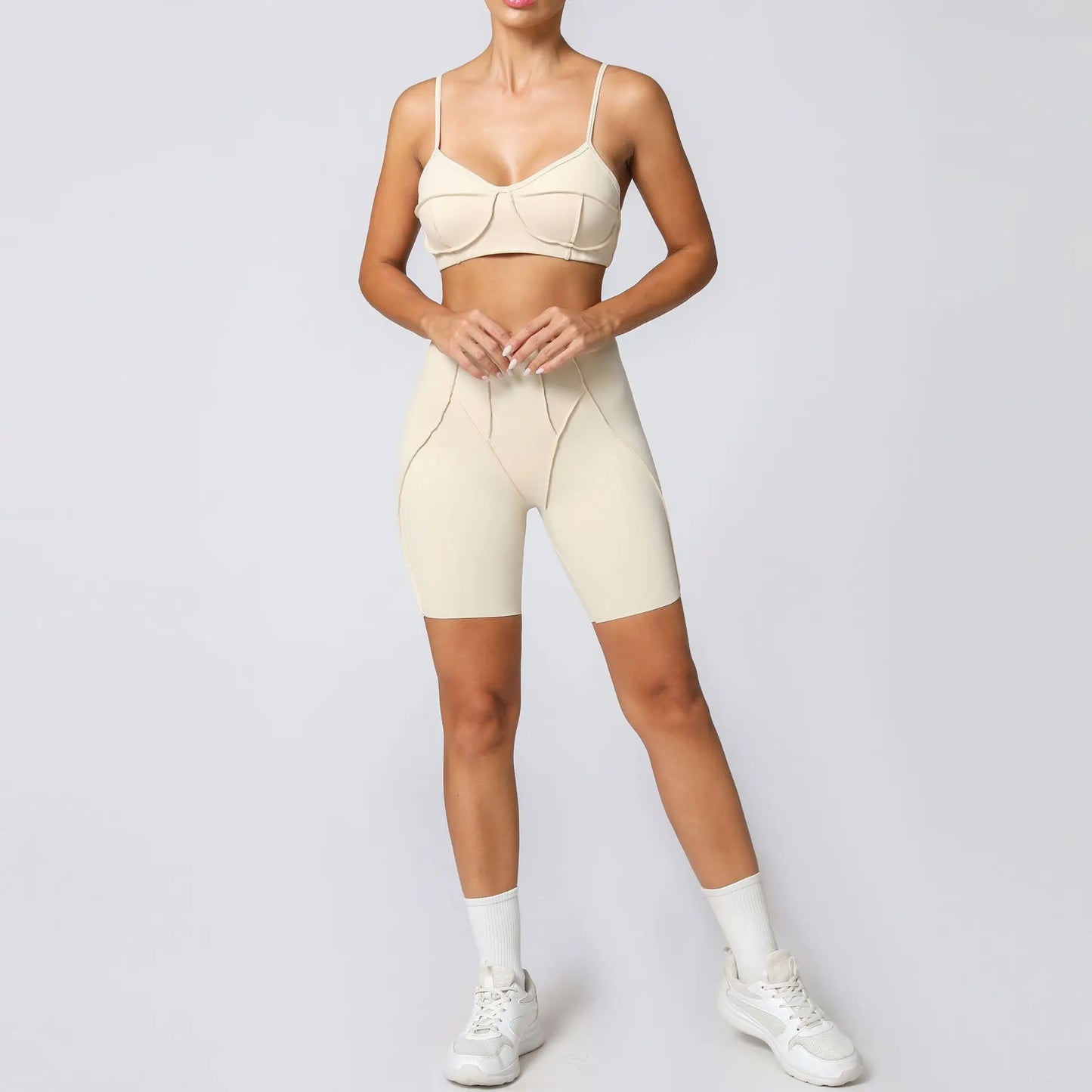 LiftTone Pocket Shorts Set – Cross Bra Combo