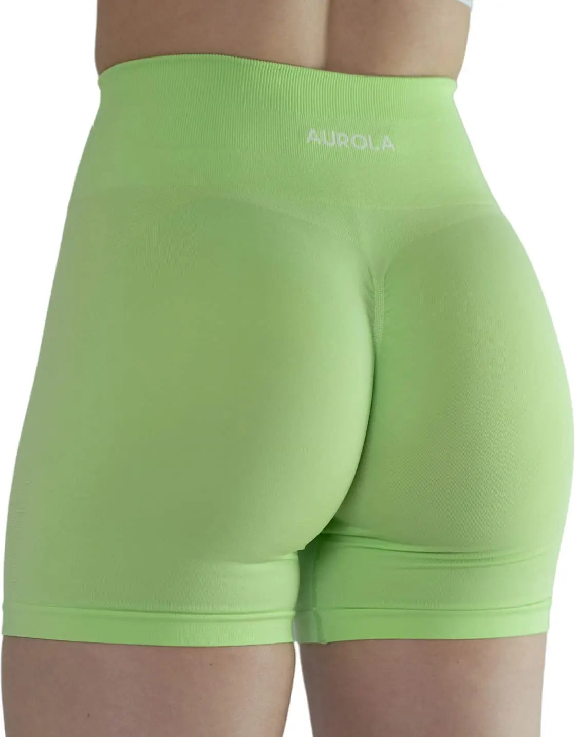 Seamless Scrunch Workout Shorts — Women's High Waist Gym & Yoga Fitness Shorts