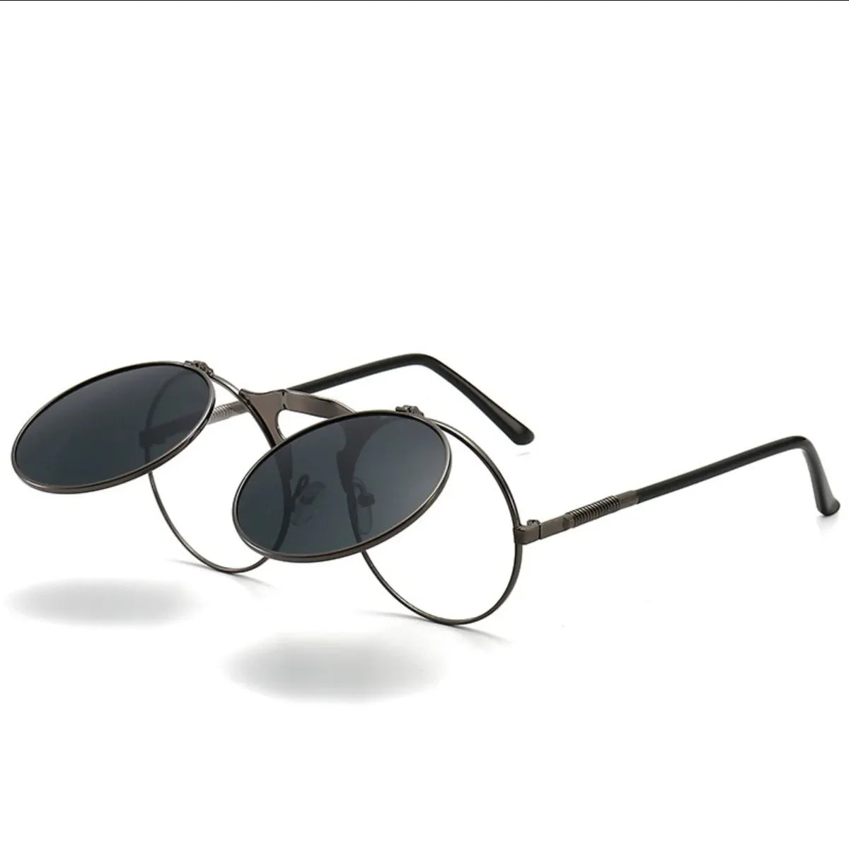 FlipLens Retro | Steampunk Double Lens Sunglasses – Style That Turns Heads