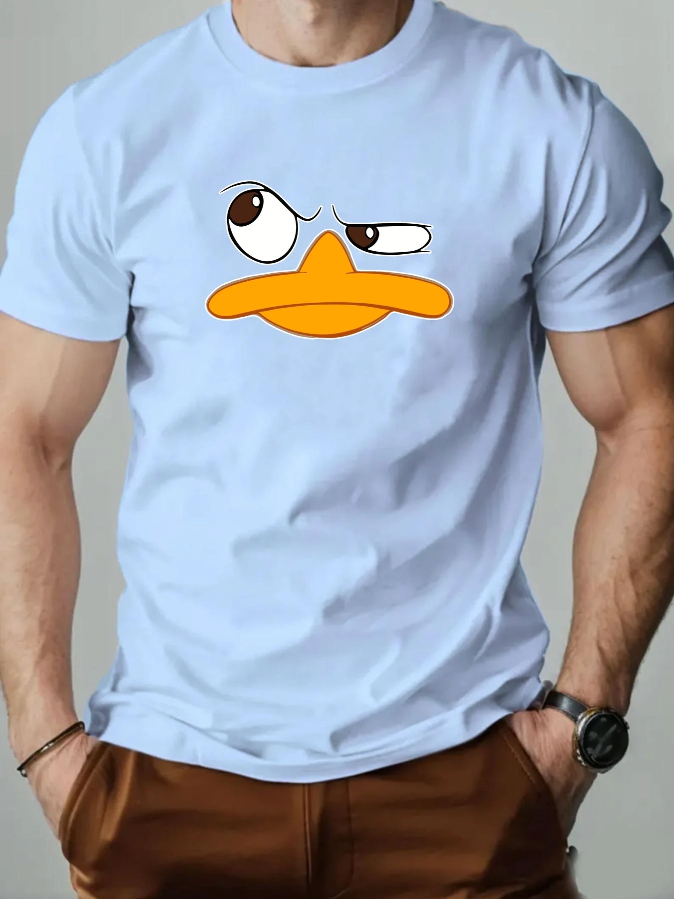 Cartoon Print Cotton Tee – Breathable Comfort
