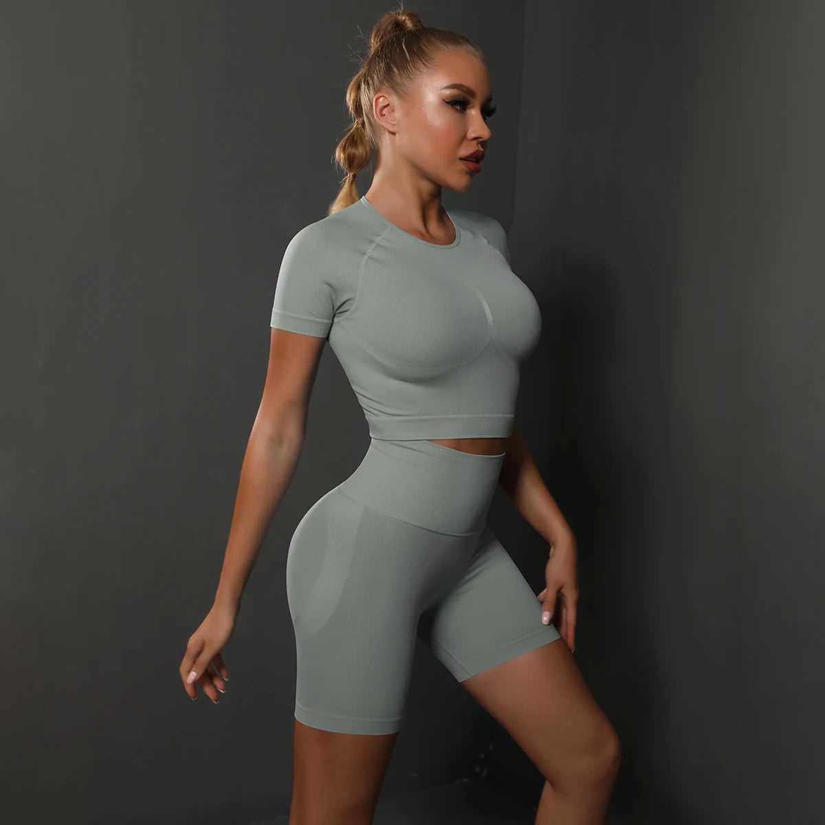 ZenBalance Romper Set – Ribbed One-Piece Jumpsuit