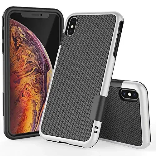 Hybrid Shockproof Silicone Armor Case – iPhone 6 to 15 Plus | Anti-Slip Grip Protection