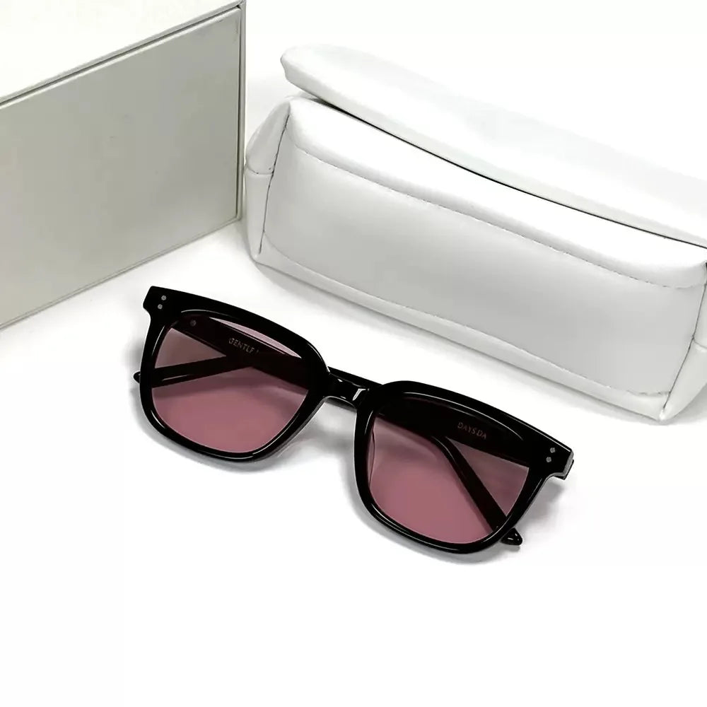 GlowJelly | Retro Jelly Sunglasses – Square Frame, Face-Slimming UV400