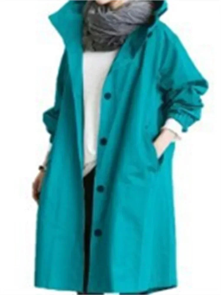Hooded Long Overcoat