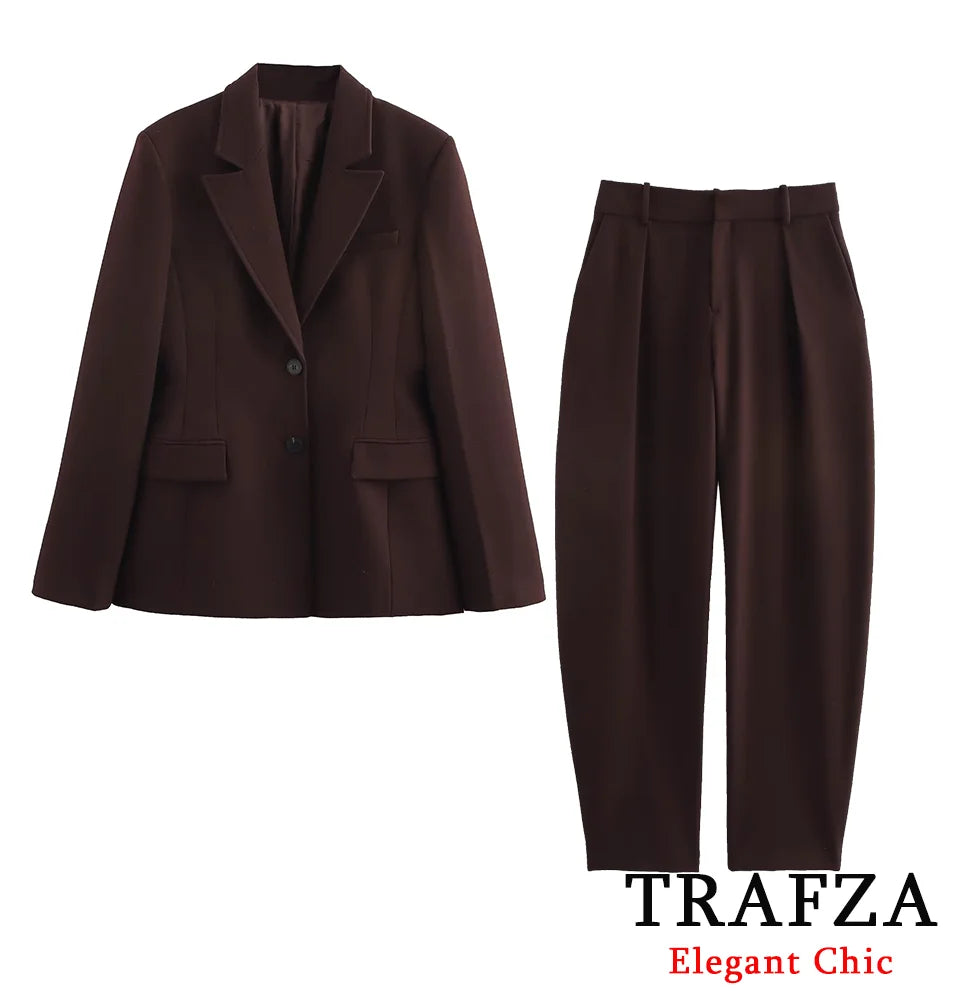 Vintage Blazer & Pant Set – Button Blazer or Bucket Pants Casual