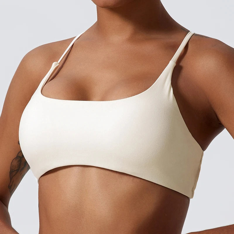 Super Soft Fabric Sexy Sports Bra Gym Top Women Higher Quality Yoga Clothes Women Sports Fitness Workout Cross Back Yoga Bra