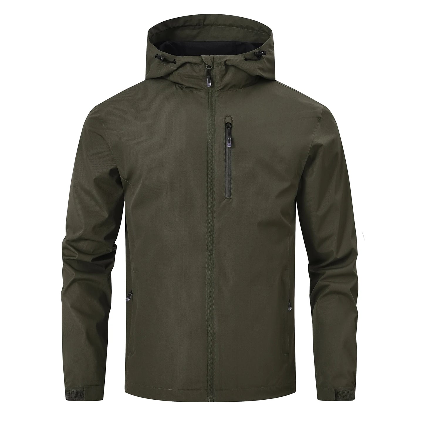Waterproof Softshell Jacket — Outdoor Hiking & Fishing Jacket with Storage Bag