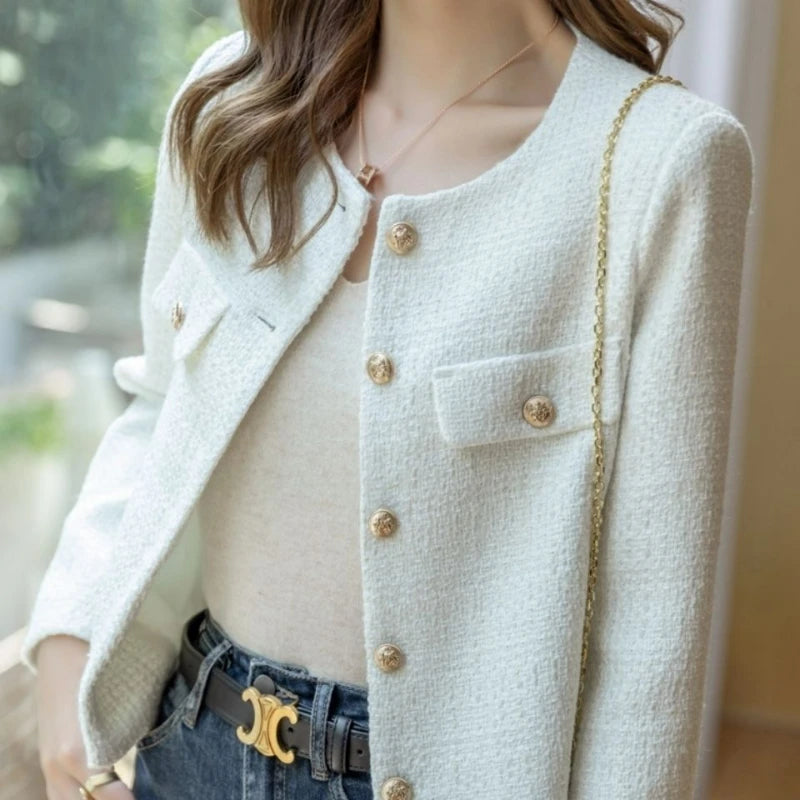 French Wool Tweed Coat