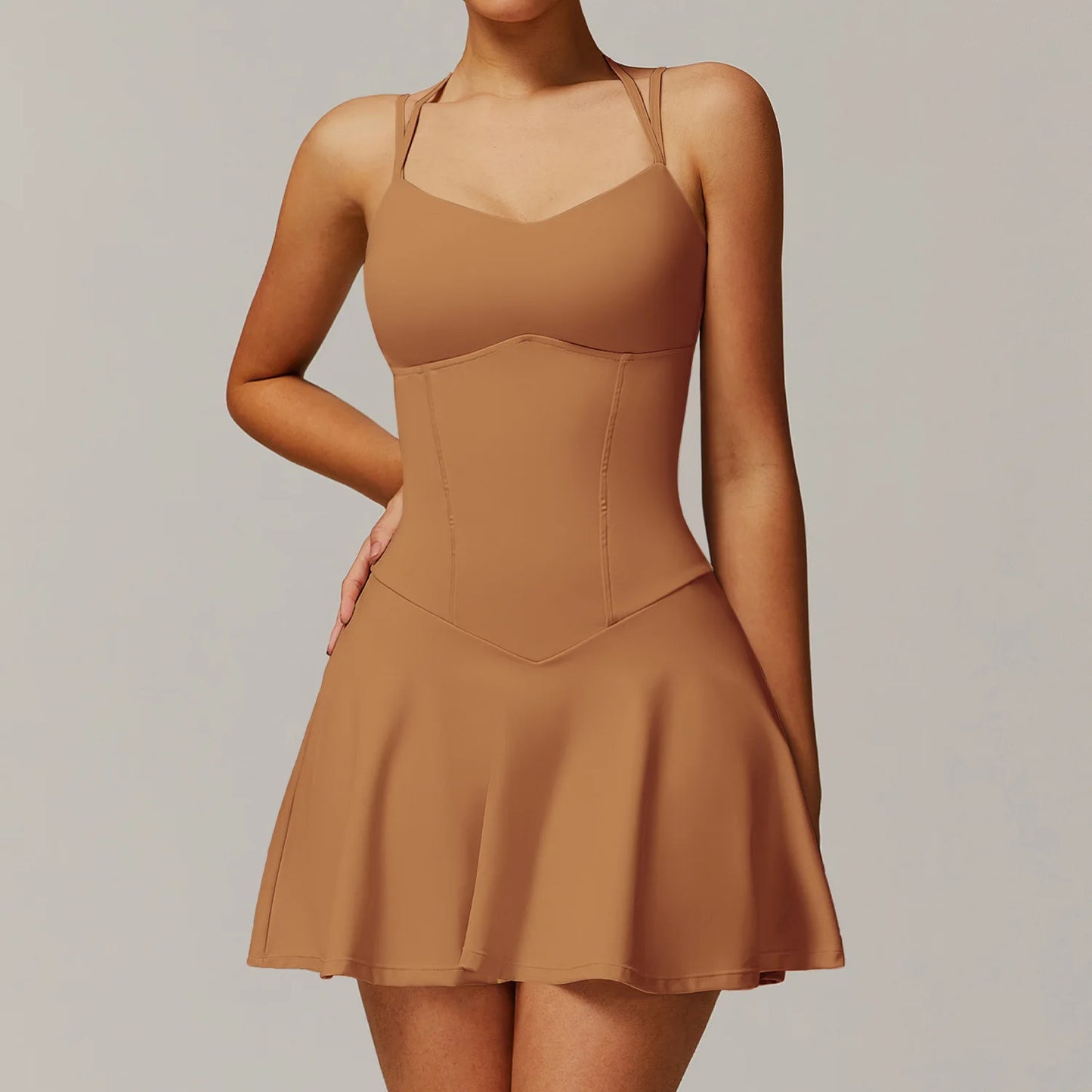 AceTennis Skirt Set – Sport Dress with Pockets