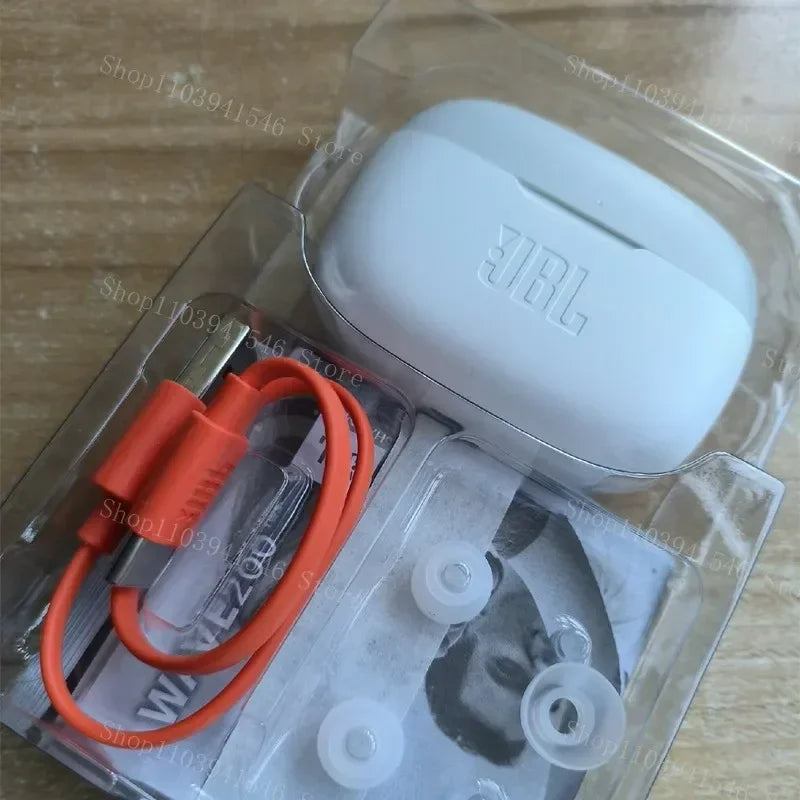 JBL WAVE 200TWS – Earbuds Bluetooth 5.0 Esportivos com Microfone – Versão HK Oficial