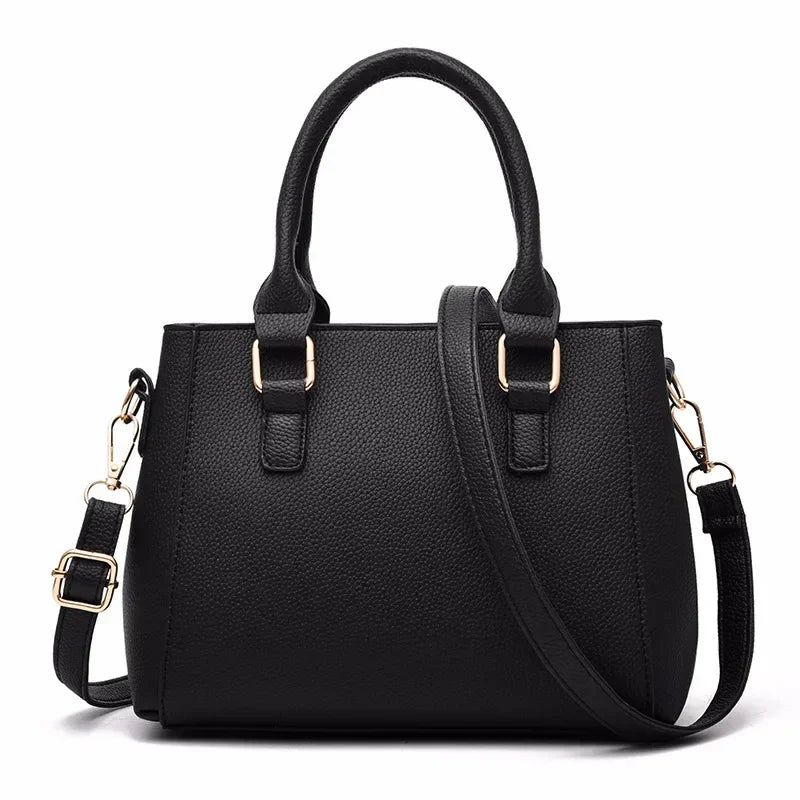 Embroidery Messenger Bag | Leather Hair Ball Handbag