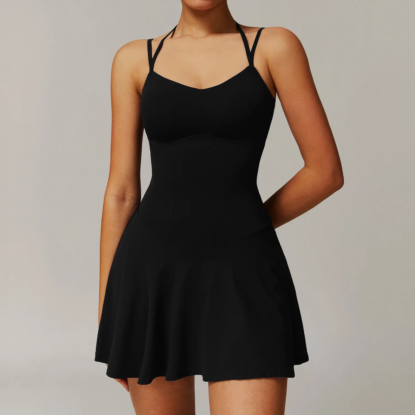 AceTennis Skirt Set – Sport Dress with Pockets