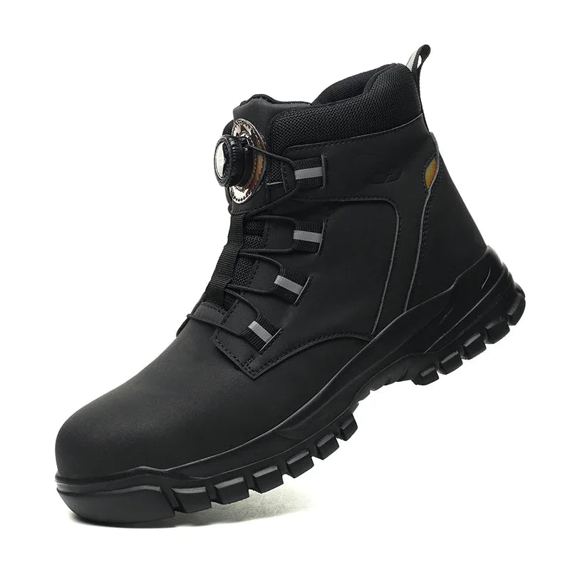 Waterproof Steel Toe Boots — Anti-Smash & Anti-Puncture Security Footwear