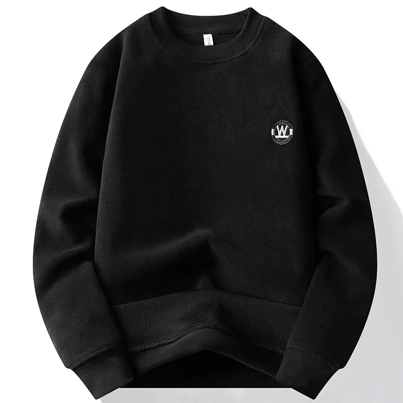 Fleece Lined Embroidered Sweater