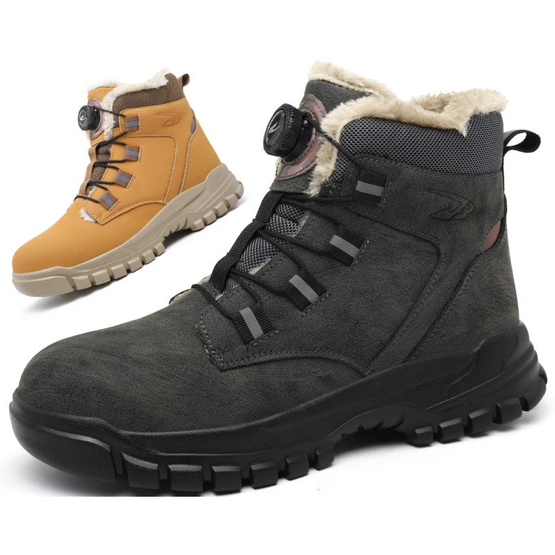 Waterproof Steel Toe Boots — Anti-Smash & Anti-Puncture Security Footwear