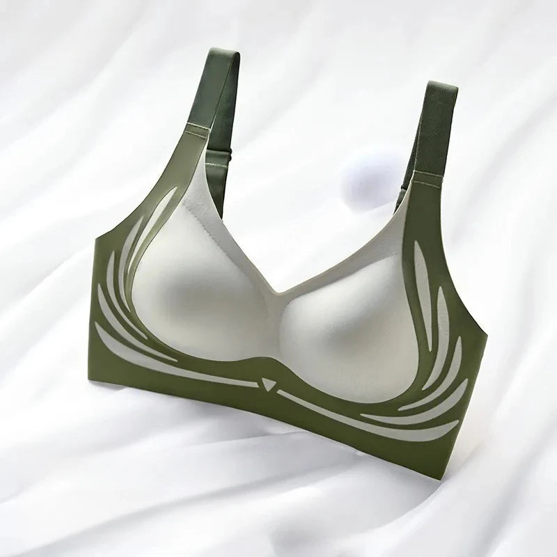 Sports Push-Up Bra – Seamless, Anti-Sag, Adjustable