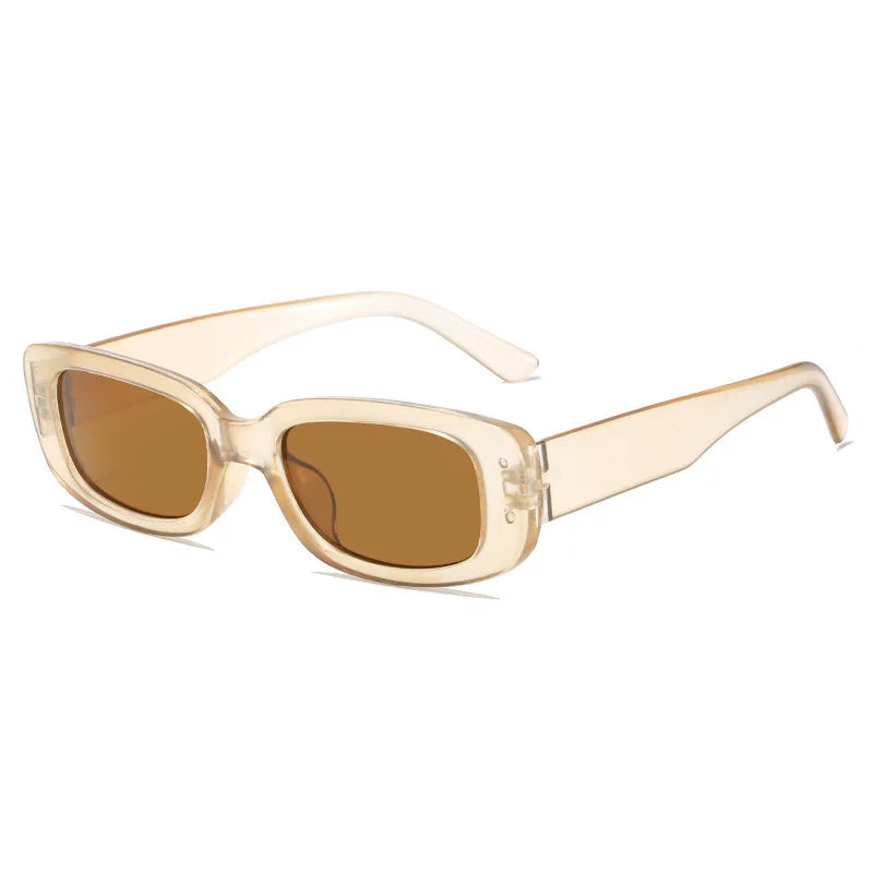 Retro Rectangle Sunglasses – Polarized Square Driving & Fishing UV400 Eyewear