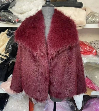 Loose Stand Collar Coat