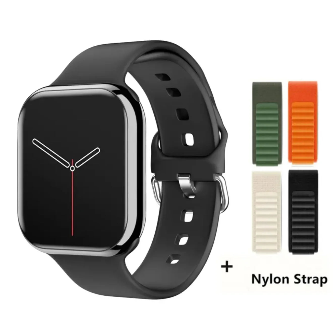 Smartwatch with Body Temp & GPS – NFC, Always-On Display, Sport Design