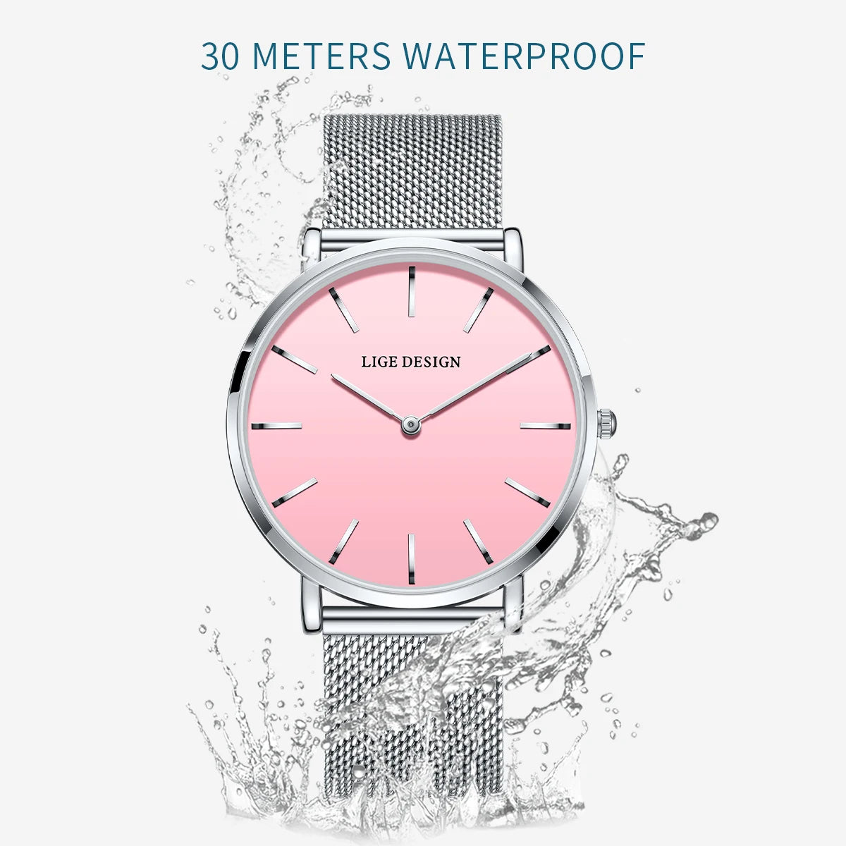 Ceramic Strap Elegant Quartz Watch – Japanese Movement