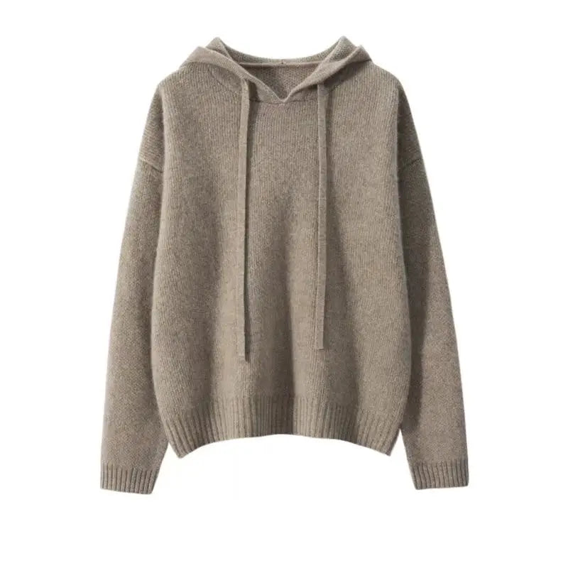 Cashmere Knit Sweater & Harem Pants Set – Autumn Winter Suit