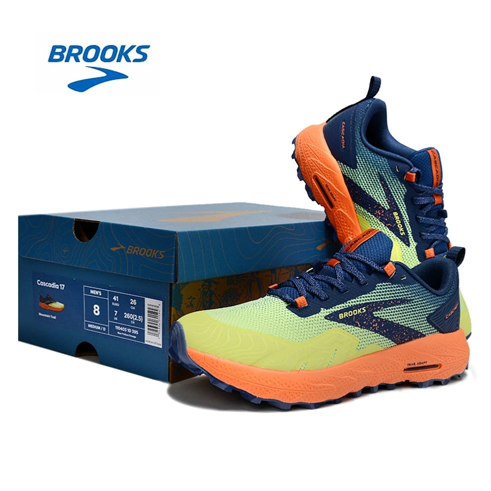 Cascadia 17 Trail Running Sneakers — Long Distance, Stretch Marathon Shoes