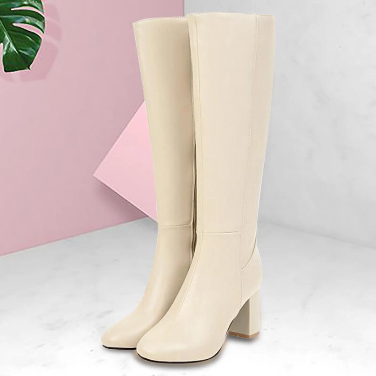 HoofWalk | Hoof Heel Side Zipper Long Boots – Outdoor Comfort