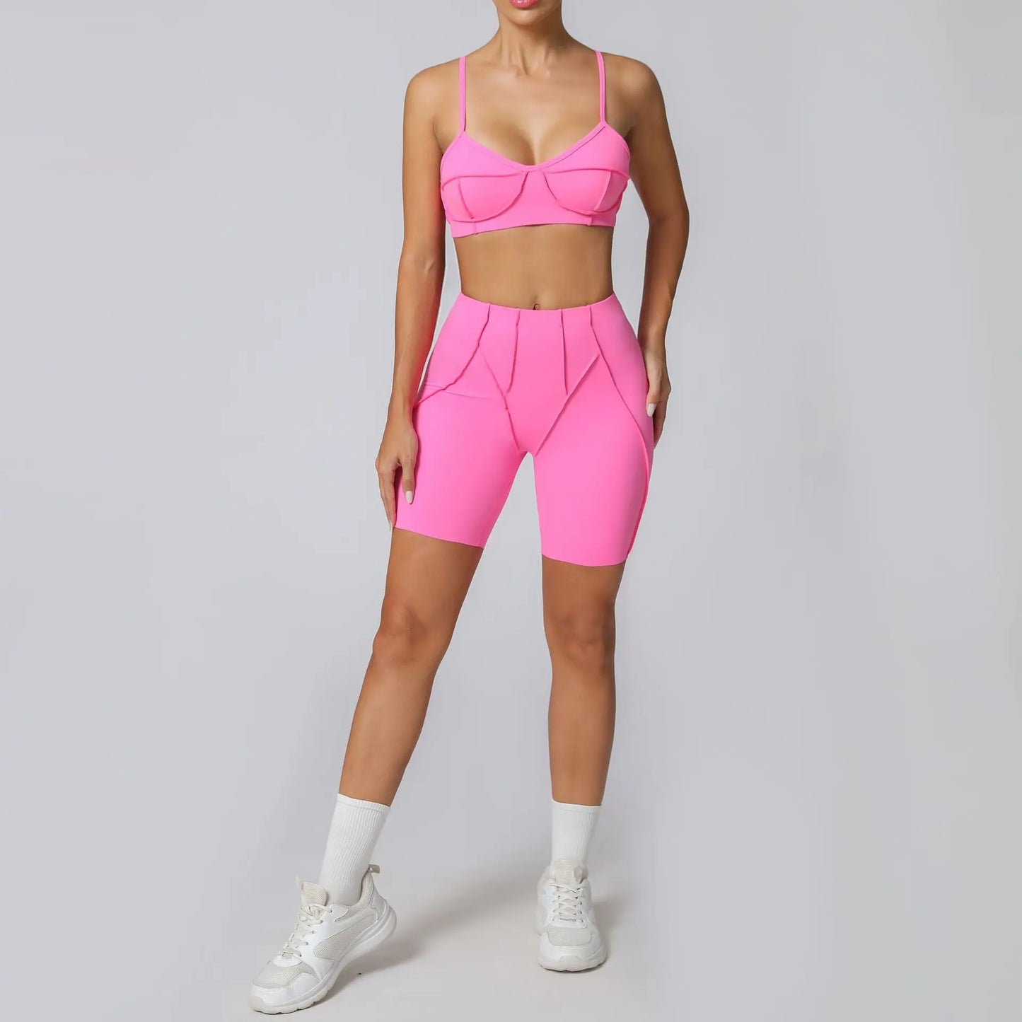 LiftTone Pocket Shorts Set – Cross Bra Combo