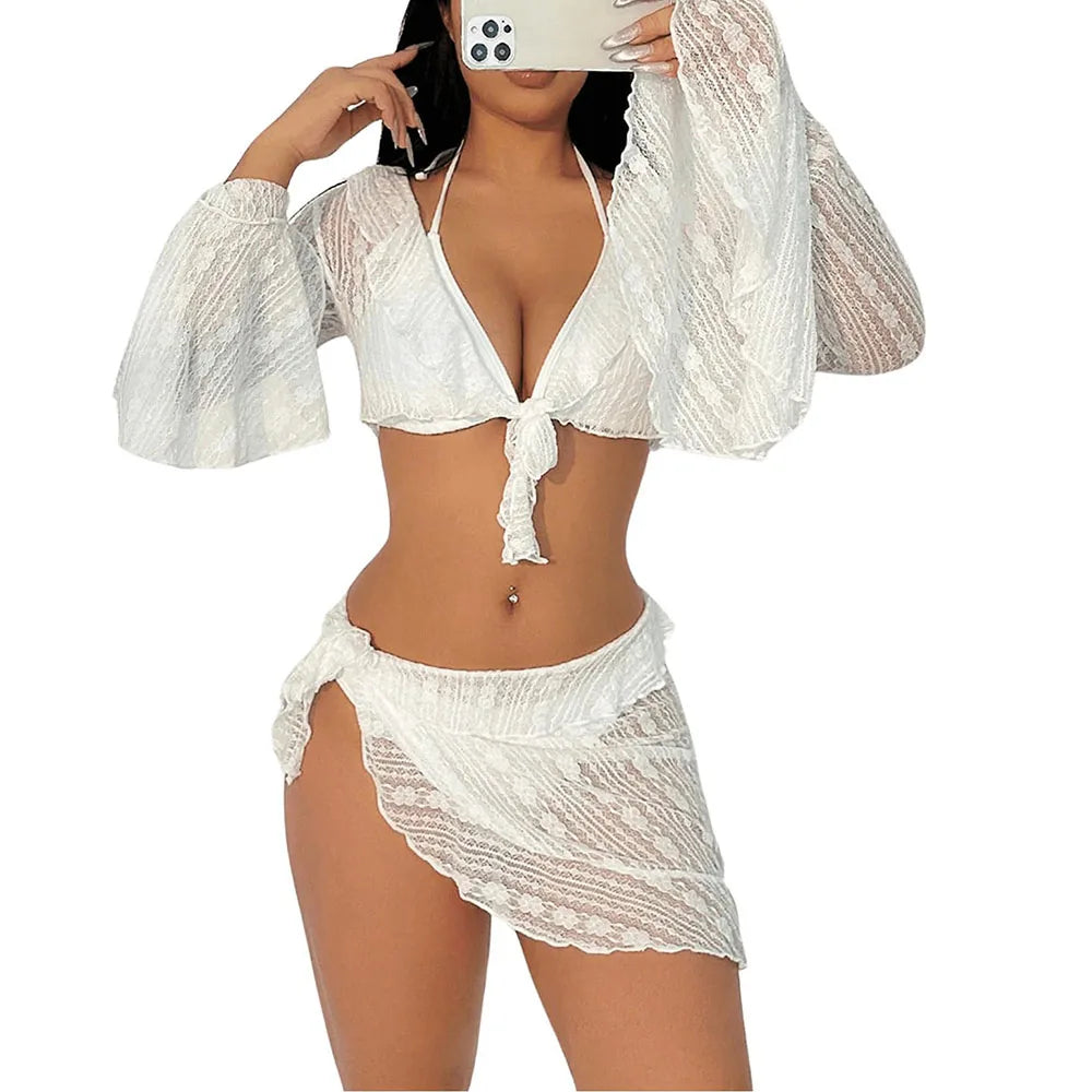 Lettuce Trim Bikini Set