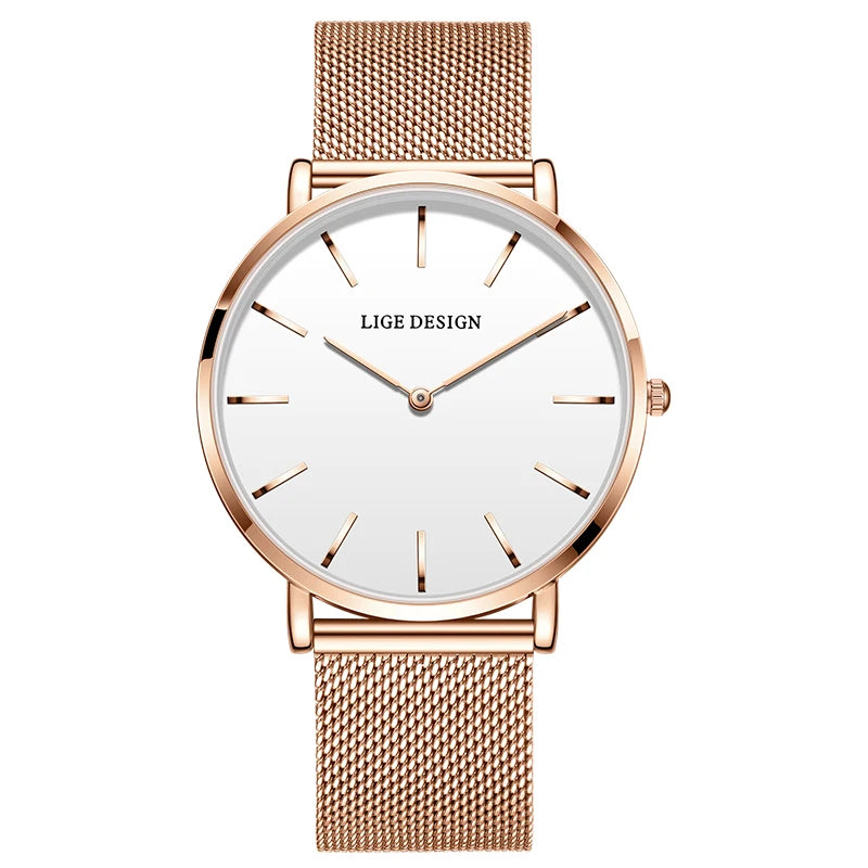 Ceramic Strap Elegant Quartz Watch – Japanese Movement