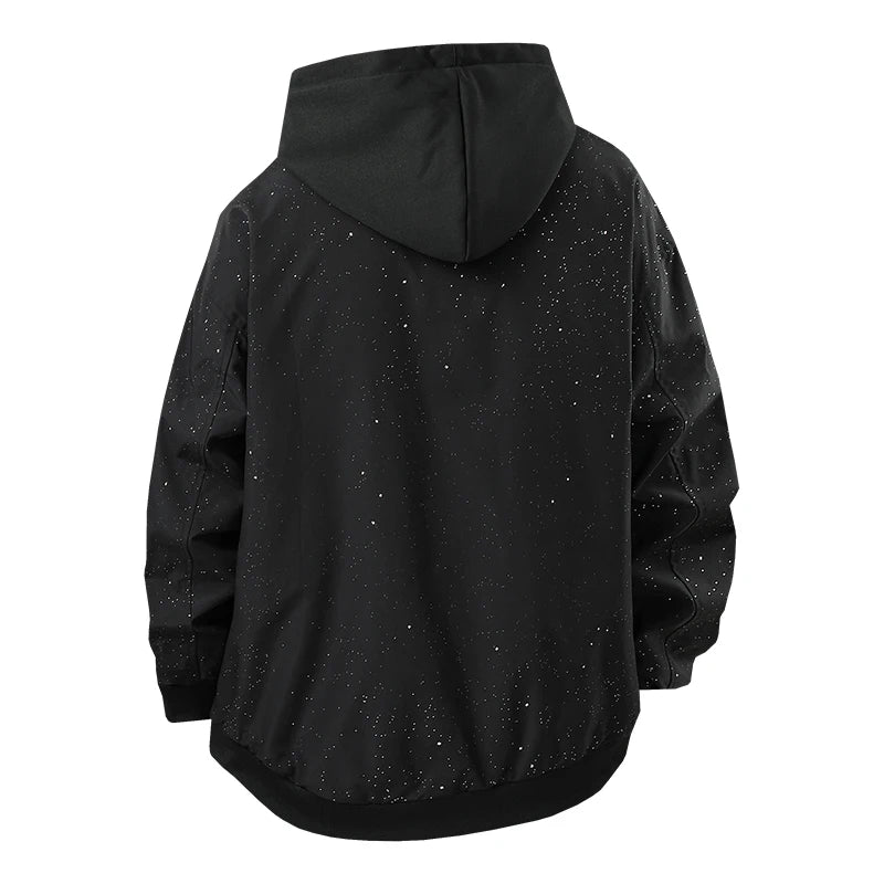 Waterproof Windbreaker — Plus Size Cargo Coat, Casual & Functional
