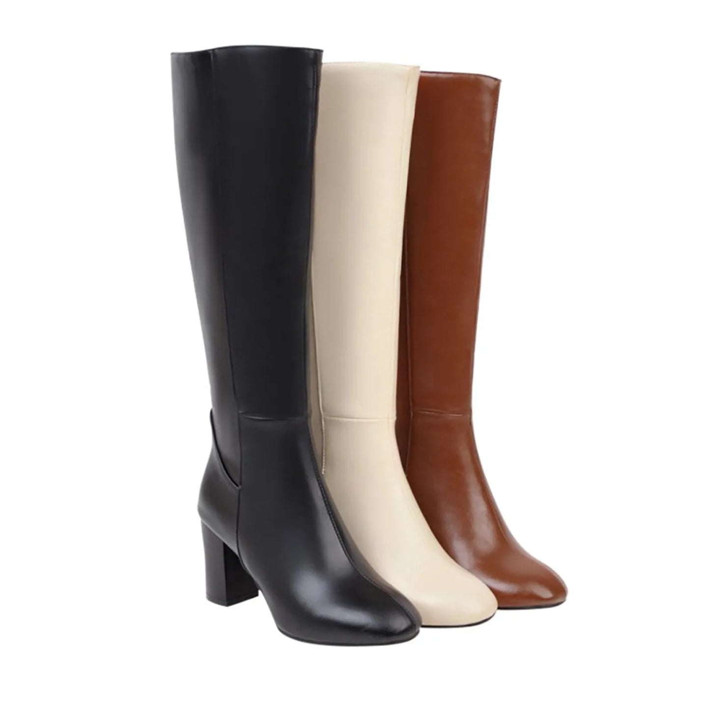 HoofWalk | Hoof Heel Side Zipper Long Boots – Outdoor Comfort