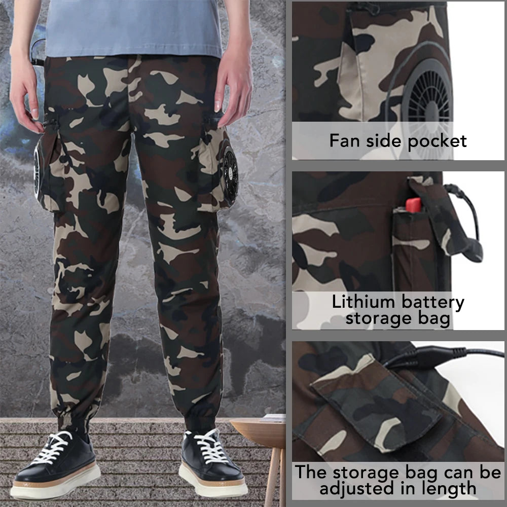 Cooling Tech Breathable Camouflage Outdoor Pants