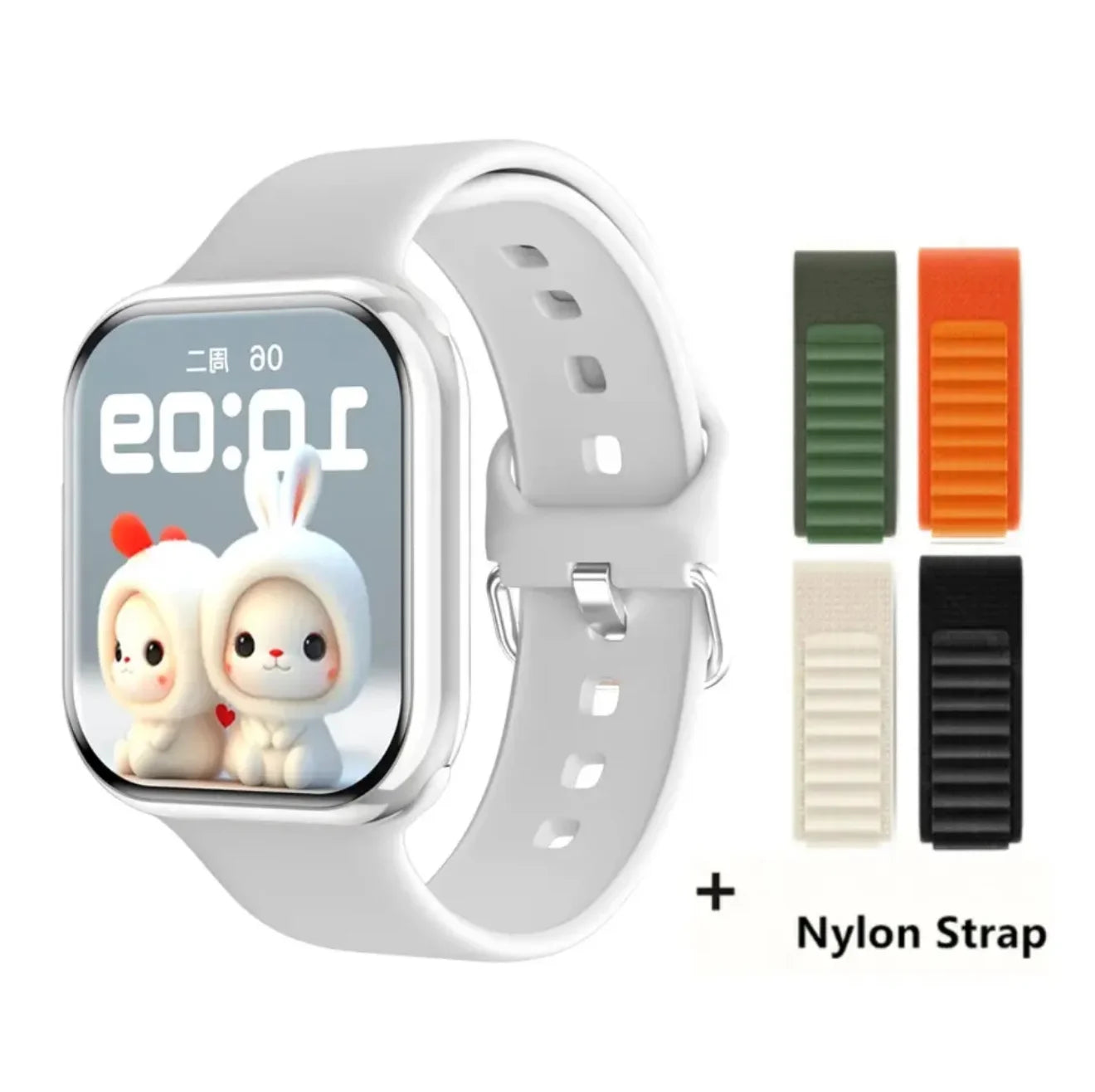 Smartwatch with Body Temp & GPS – NFC, Always-On Display, Sport Design