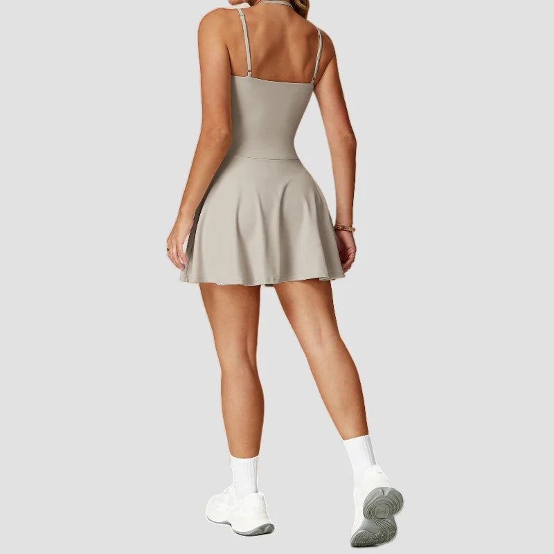 AceTennis Skirt Set – Sport Dress with Pockets