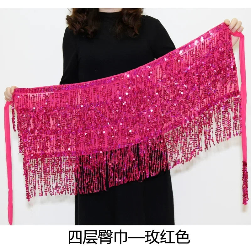 Sequin Tassel Mini Skirt — Dance & Party Ready
