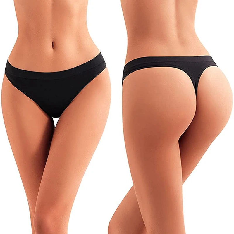 Cotton G-String Panties – Low Rise, Sexy – 3/10-Pack