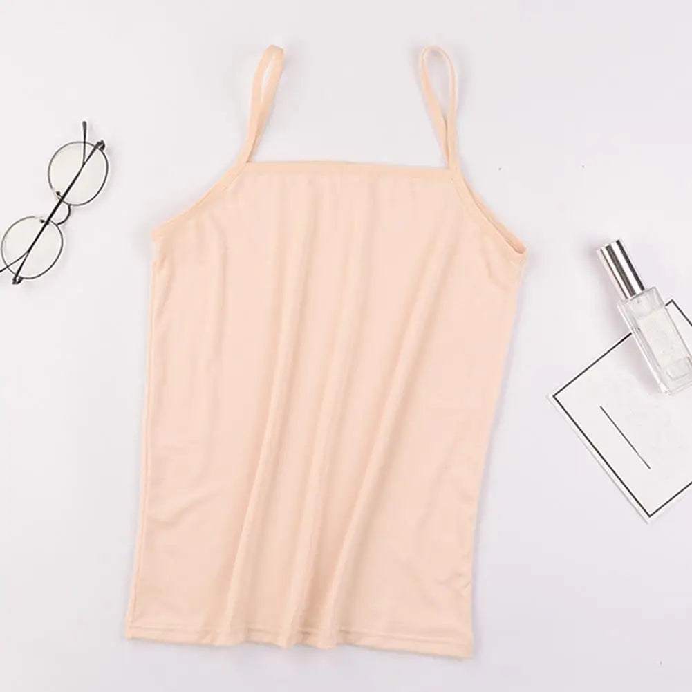 Black & White Modal Tank Top — Skinny Bottoming Vest