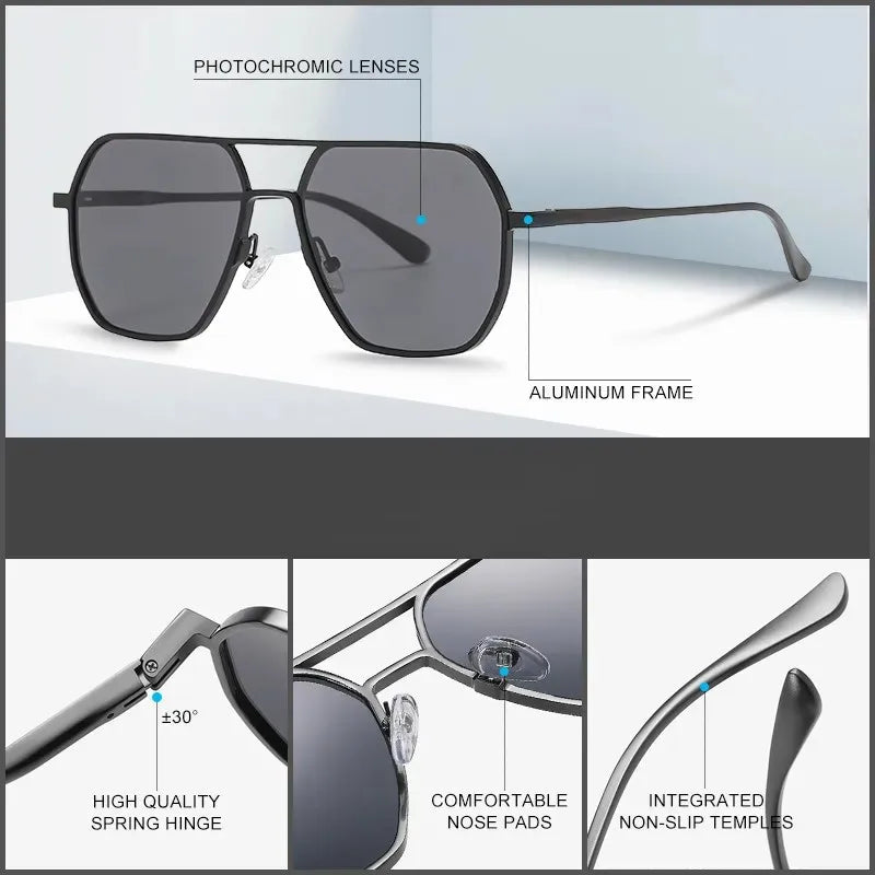 ChromaGuard | Photochromic Polarized Sunglasses – Day-to-Night Clarity