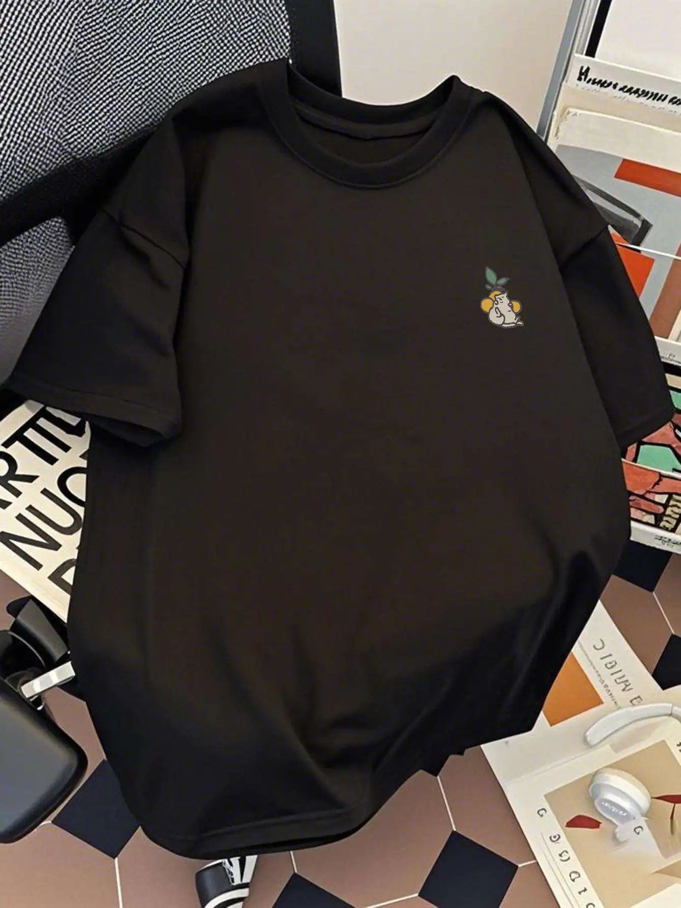 Printed Sports Cotton Tee – Premium Casual