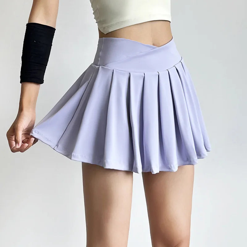 Gothic Plaid Irregular Mini Skirt — Harajuku Punk Style
