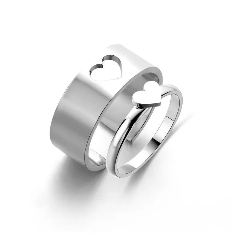 Bat Couple Rings – Stainless Steel Punk Rock Design