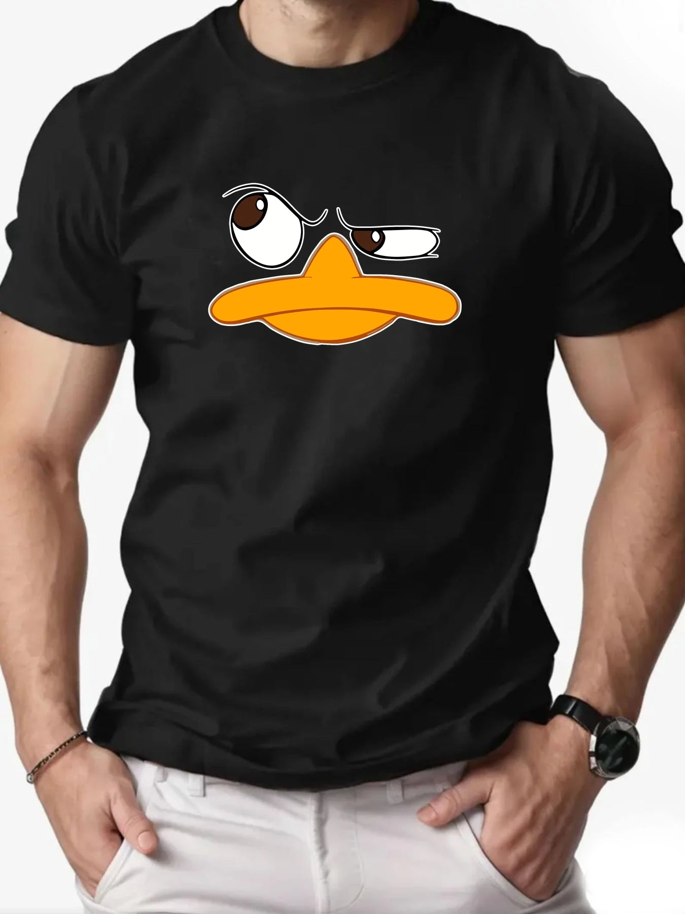Cartoon Print Cotton Tee – Breathable Comfort